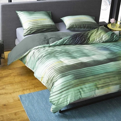 Essenza Fais Dekbedovertrek Green Satin de Coton