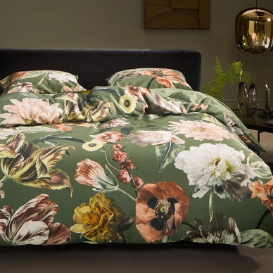 Essenza Filou Dekbedovertrek Forest Green Satijn