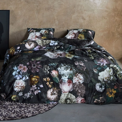 Essenza Fleur Festive Dekbedovertrek Blooming Black