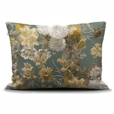 Essenza Maily Kussensloop Laurel Green Satin de Coton Per stuk