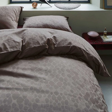 Essenza Nissa Dekbedovertrek Taupe Mako-Satin