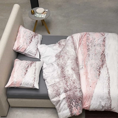 Essenza Noya Dekbedovertrek Rosa Mako-Satin