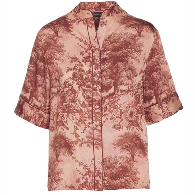Essenza Poppy Aurelie Pyjama Top Dames Darling Pink Korte mouwen