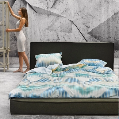 Essenza Rye Dekbedovertrek Blue Mako-Satin