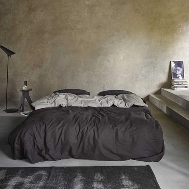 Essenza Tone Dekbedovertrek Anthrazit Flanell