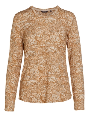 Essenza Waona Halle Top Dames Cashew Long Sleeve