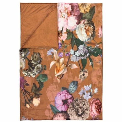 Essenza Fleur Bedloper Leather Brown Quilt