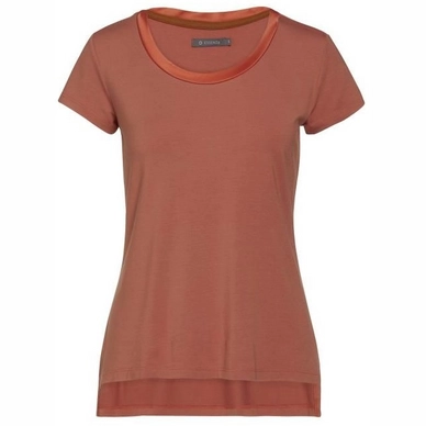 Essenza Luyza Uni Top Dames Ginger korte mouwen