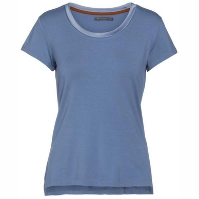 Essenza Luyza Uni Top Dames Moonlight Blue Short Sleeve