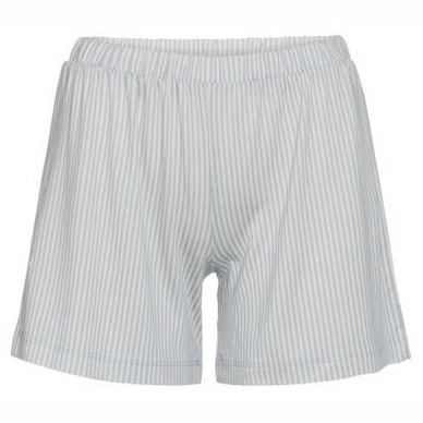 Essenza Natalie Striped Pyjamabroek Dames Iceblue Short