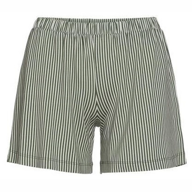 Essenza Natalie Striped Pyjamabroek Dames Laurel Green Short
