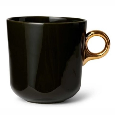 Essenza Sculpture Mok Dark Green 330 (Set van 4)