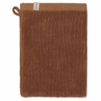 Essenza Connect Organic Lines Washandje Leather Brown
