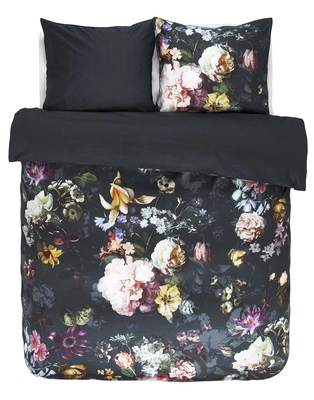 Essenza Fleur Kussensloop Nightblue Satin de Coton 65 x 65 cm