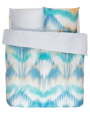 Essenza Rye Kussensloop Blue Katoensatijn 65 x 65 cm