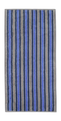 Cawö Two-Tone Edition Stripes Douchelaken Night Blue