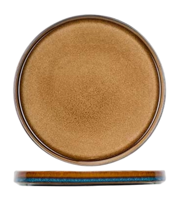 Cosy & Trendy Quintana Amber Dessertbord 22 cm (Set van 6)