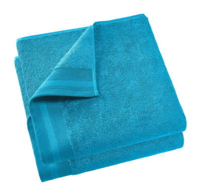 De Witte Lietaer Contessa Douchelaken Lagoon Blue (70 x 140 cm) (set van 2)