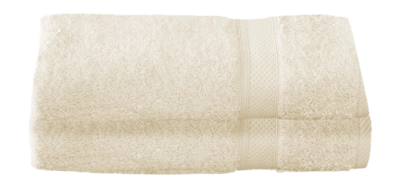 De Witte Lietaer Stephanie Douchelaken Cream (70 x 140 cm) (Set van 2)