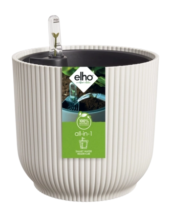 Elho All-In-1 Vibes Round 25 + Swi 24 - Linen White