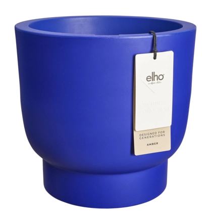 Elho Amber Grail 58 cm - Royal Blue - D 58 x H 55 cm - Binnen en Buiten - 100% gerecycled kunststof