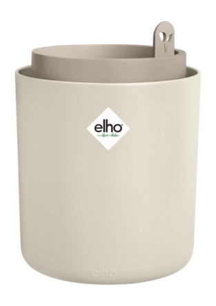 Elho Bouncy Basil - Linen White - D 17 x H 21 cm