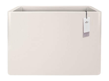 Elho June Brick Divider 80 - Linen White - L 79 x B 30 x H 59 cm - Binnen en Buiten - 100% gerecycled kunststof