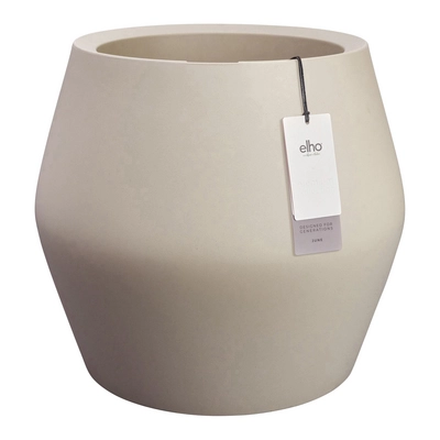 Elho June Split Low 46 - Balanced beige - Ø46 x H 42 cm - Binnen en Buiten - 100% gerecycled kunststof