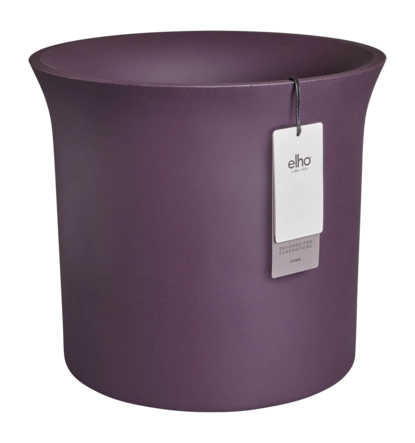 Elho June Tulip 47 - Vintage Plum - D 47 x H 43 cm - Binnen en Buiten - 100% gerecycled kunststof