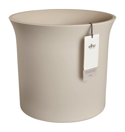 Elho June Tulip 58 - Balanced Beige - D 59 x H 53 cm - Binnen en Buiten - 100% gerecycled kunststof