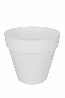 elho Loft Urban Round Bloempot 50 cm met Wielen - 100% gerecycled kunststof