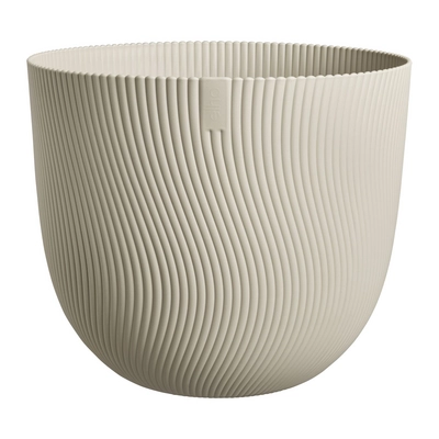 Elho Sereh Rond - Beige - Ø47 x H 40 cm - Binnen en Buiten - 100% gerecycled kunststof