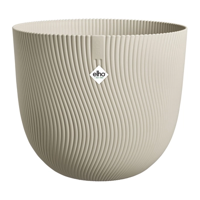 Elho Sereh Rond - Beige - Ø59 x H 51 cm - Binnen en Buiten - 100% gerecycled kunststof