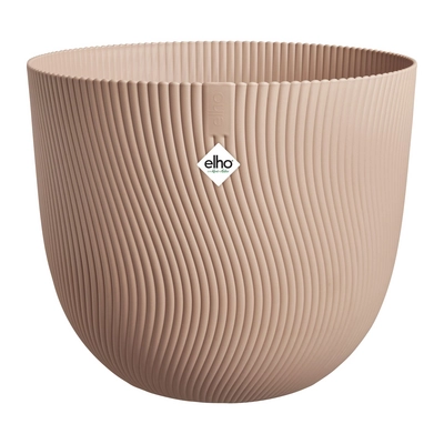Elho Sereh Rond - Bruin - L 30 x B  x H 25 cm - Binnen en Buiten - 100% gerecycled kunststof