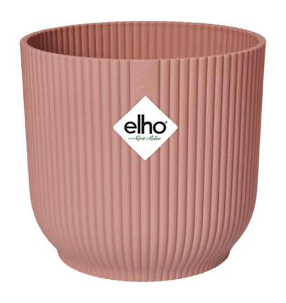 Elho Vibes Fold Round 30 cm - Delicate Pink - D 30 x H 27 cm - Binnen en Buiten - 100% gerecycled kunststof