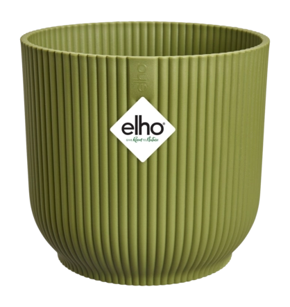 Elho Vibes Fold Round 35 cm - Fern Green - D 35 x H 32 cm - Binnen en Buiten - 100% gerecycled kunststof