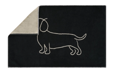 Cawö We love Dogs Handdoek Black/Beige Companion Set van 3