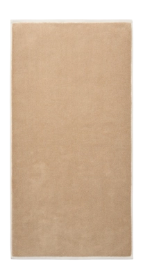 Ferm Living Ekko Handdoek Cashmere / Off-White 50 x 100 cm