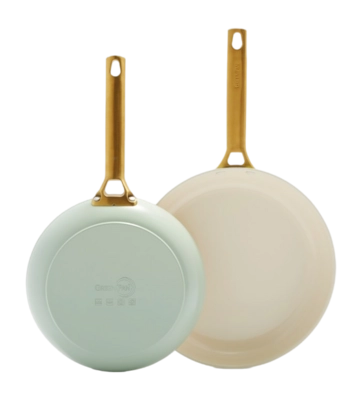 GreenPan Padova Pannenset Mint Green Met Keramische Antikleeflaag 20 / 26 cm (2-Delig)