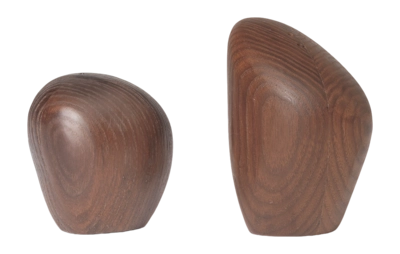 Ferm Living Cairn Peper- en Zoutshaker Dark Brown Set van 2