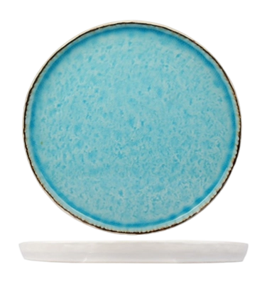 Cosy & Trendy Laguna Azzurro Plat Bord 27 cm Set van 4