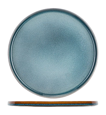 Cosy & Trendy Quintana Blue Plat Bord 32,5 cm (Set van 2)