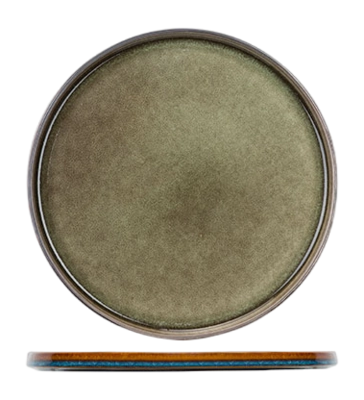 Cosy & Trendy Quintana Green Plat bord 32,5 cm (Set van 2)