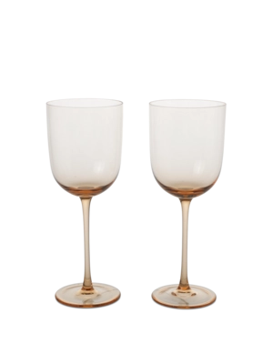 Ferm Living Host Rode Wijnglas Blush 360 ml (Set van 2)