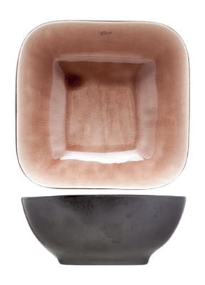Cosy & Trendy Laguna Old Rose Schaal 17 x 17 cm (Set van 4)
