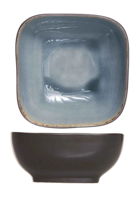 Cosy & Trendy Laguna Blue-Grey Slakom 14 x 14 cm (Set van 6)