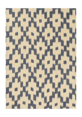 Ferm Living Ikat Theedoek Ink Blue/Off-White 70 x 50 cm
