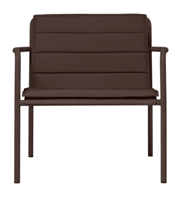 Ferm Living Dapple Cushion Lounge Chair Tuinkussen Dark Chocolate 58,5 x 101 cm