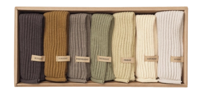 Ferm Living Day Cloths Vaatdoek Calm 26 x 26 cm Set van 7