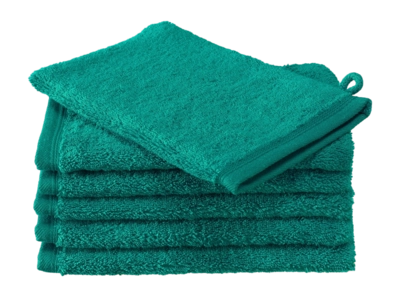 De Witte Lietaer Contessa Washandje Lake Green set van 6